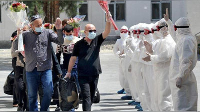 'Bugun 456 nafar bemor sog`aydi, yana 2298 nafar bemor davolanmoqda'ning rasmi