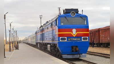 '“Qo`ng`irot-Miskin-Qo`ng`irot” yo`nalishida shaharlararo yo`lovchi poezdi qatnovi yo`lga qo`yiladi'ning rasmi