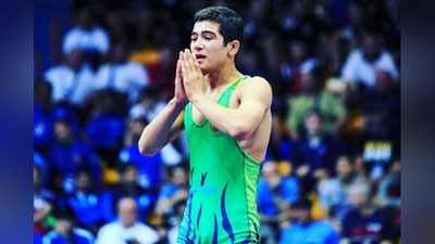 'O`zbek polvoni 20 yil deganda erkin kurash bo`yicha jahon chempioni bo`ldi'ning rasmi