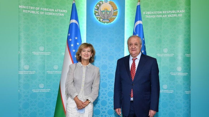 'Tashqi ishlar vaziri Tereza Ribeyruni qabul qildi'ning rasmi