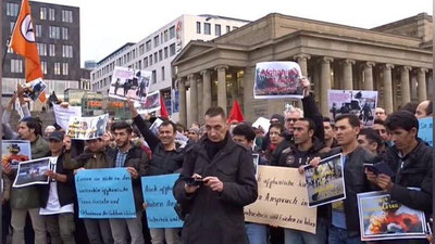 '​Germaniya aholisi afg`on qochoqlarining deportasiya qilinishiga qarshi bo`ldi'ning rasmi