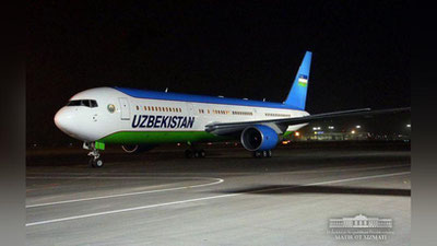 'Prezident Xorazm viloyatiga safarini yakunlab, Toshkentga keldi'ning rasmi