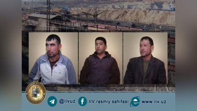 'Angrendagi konda ​ko`mir o`g`irlamoqchi bo`lgan shaxslar voqea joyida ushlandi​'ning rasmi