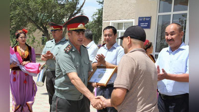 'Nukusda SChR xizmatchilari uchun yangi oshxona ish boshladi 'ning rasmi