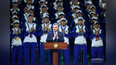 'Sportchilar Prezident Shavkat Mirziyoevga tabrik yo`lladi'ning rasmi