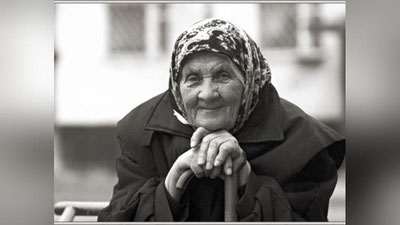 '​Taqdir hukmidan qochib bo`lmaydi yoxud o`limni to`g`ri bashorat qilgan kampir'ning rasmi