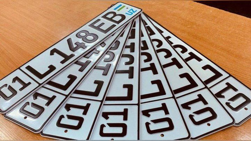 'O`zbekistonda avtoraqamlar uchun to`lovlar miqdori oshirilmoqda'ning rasmi