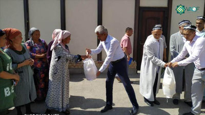 '​“Vaqf” fondi Ramazon oyida 2 mlrd so`mga yaqin zakot va xayriya mablag`larini tarqatdi'ning rasmi