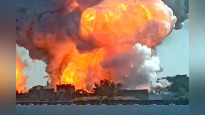 Изрображение 'В Индии на заводе пиротехники прогремел мощный взрыв: 11 человек погибли (видео)'