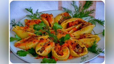 Изрображение 'РЕЦЕПТ ДНЯ: «РАКУШКИ» С ФАРШЕМ'