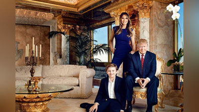 'Tramp oilasi bilan Shavkat Mirziyoevga Yangi yil tabrigini yo`lladi'ning rasmi