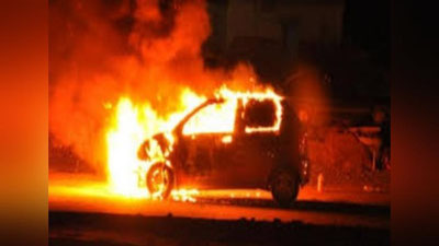 'G`uzordagi avtomashinalar jarima maydonchasida "Matiz" yonib ketdi'ning rasmi
