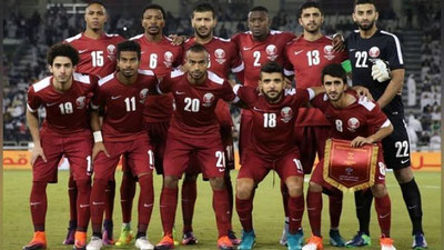 'O`zbekistonning JCh–2018 saralashidagi raqibi Qatar termasi Ozarbayjon bilan o`rtoqlik o`yini o`tkazadi 'ning rasmi