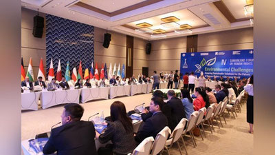 'Prezident Shavkat Mirziyoev Inson huquqlari bo`yicha IV Samarqand forumi ishtirokchilariga tabrik yo`lladi'ning rasmi