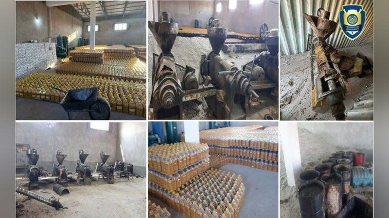 'Amudaryoda 77 tonna sifatsiz yog` fosh bo`ldi'ning rasmi