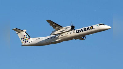 'Qozog`istoning "Qazaq Air" aviakompaniyasi O`zbekistonga muntazam aviaqatnovlarni amalga oshirish ruxsatnomasini oldi'ning rasmi