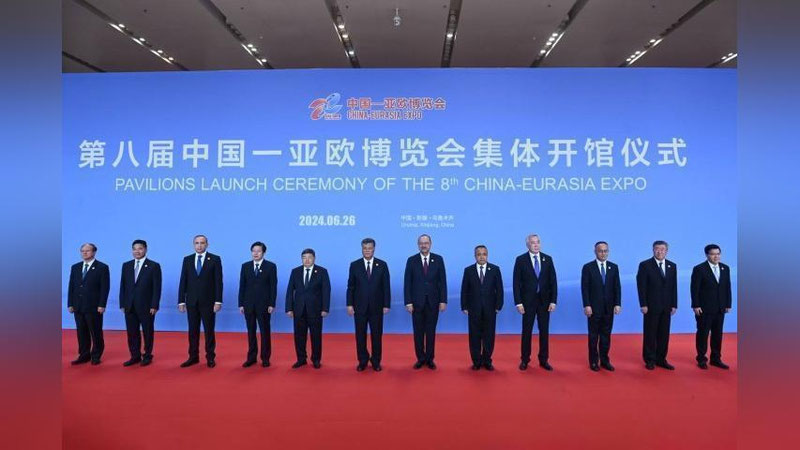 'Urumchi shahrida sakkizinchi “Xitoy-Evroosiyo” xalqaro ko`rgazmasi ish boshladi'ning rasmi