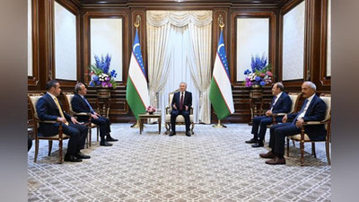 'O`zbekiston-Turkiya Ishbilarmonlar kengashi yig`ilishining yakunlari mamnuniyat bilan qayd etildi'ning rasmi