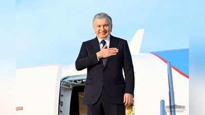 'Shavkat Mirziyoev Qirg`izistonga tashrifini yakunlab Toshkentga qaytib keldi'ning rasmi