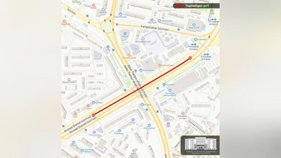 'Toshkentning markaziy ko`chalaridan biri vaqtincha yopildi'ning rasmi