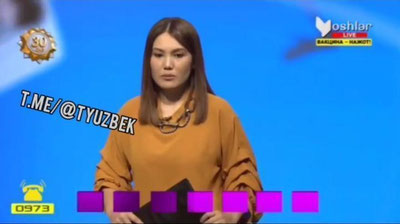 '"Yoshlar" telekanali boshlovchisi jonli efirda boshi aylanib, yiqildi (video)'ning rasmi