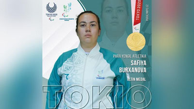 'Tokio-2020: Safiya Burxanova delegasiyamiz hisobiga navbatdagi oltin medalni qo`shib qo`ydi'ning rasmi