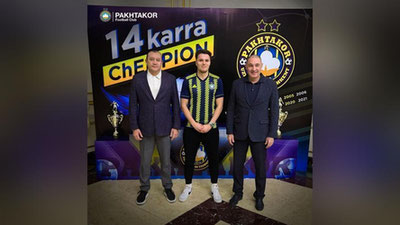 '"Пахтакор" Англияда ўйнаган ҳужумчи трансферини эълон қилди'ning rasmi