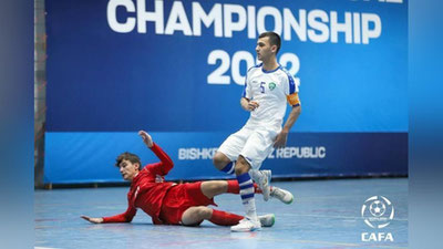 'Футзал бўйича CAFA-2022 чемпионати. Ўзбекистон терма жамоаси Тожикистондан устун келди'ning rasmi