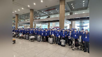 'Bir guruh o`zbekistonliklar ishlash maqsadida Koreyaga etib bordi'ning rasmi