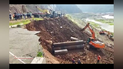 Изрображение 'В МЧС рассказали, почему было приостановлено ж/д движение в Ферганскую долину'