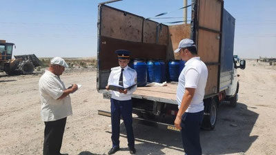 'Наманганда истеъмолга яроқсиз 1 130 литр ёғ маҳсулоти йўқ қилинди'ning rasmi