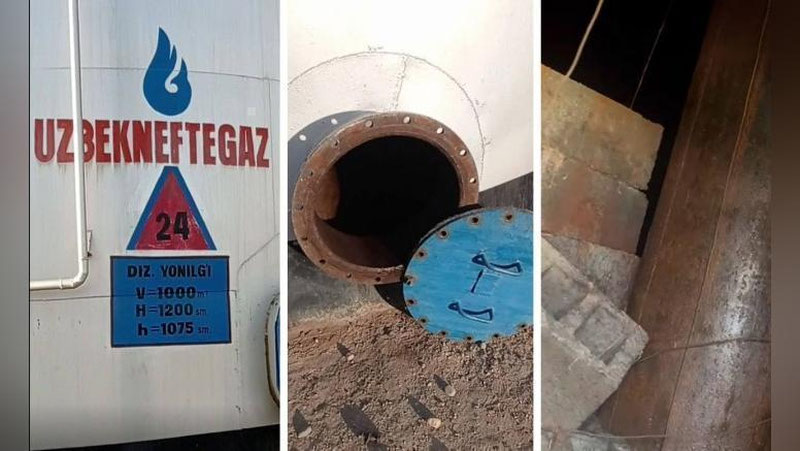 Изрображение '«Узбекнефтегаз»: Была выявлена ситуация с мародерством в филиале, принадлежащем ООО «Марокандская нефтяная база»'