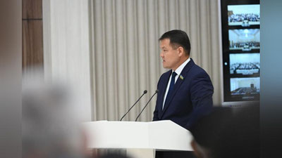 'Jo`qorg`i Kenges Raisi lavozimiga Amanbay Tleubaevich Ornbaev nomzodini ko`rib chiqilmoqda'ning rasmi