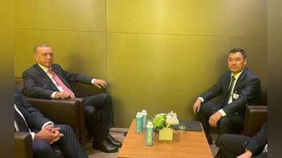 'Sadir Japarov Erdo`g`onga Tojikiston Qirg`izistonga hujumga qanday tayyorgarlik ko`rgani haqida gapirdi'ning rasmi