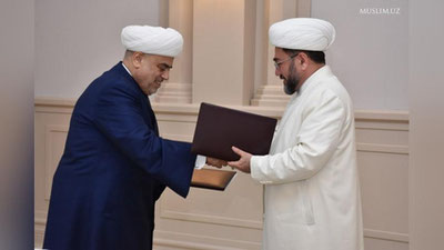 'O`zbekiston va Ozarbayjon diniy idoralari o`rtasida memorandum imzolandi'ning rasmi