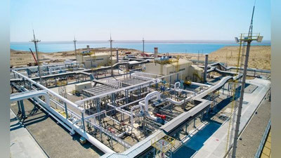Изрображение '«Узбекнефтегаз»: На месторождении «Денгизкуль» в Кашкадарье введены в эксплуатацию дожимно-компрессорная станция №2 и газопровод «Тегирмон-Сомонтепа» (Фото)'