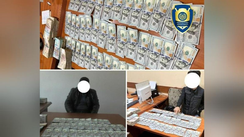 'Жами 9100 АҚШ долларини ноқонуний олди сотди қилганлар қўлга олинди'ning rasmi