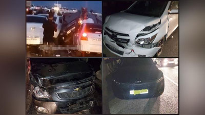 Изрображение 'В Бухаре столкнулись пять автомашин'