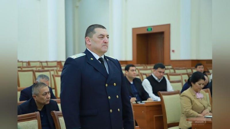 'Xorazmga yangi prokuror tayinlandi'ning rasmi