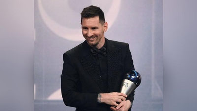 'Messi 2022 yilning eng yaxshi futbolchisi bo`ldi'ning rasmi