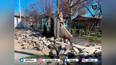 'Toshkentda qariyalar uyining devori tunda qulab tushdi'ning rasmi