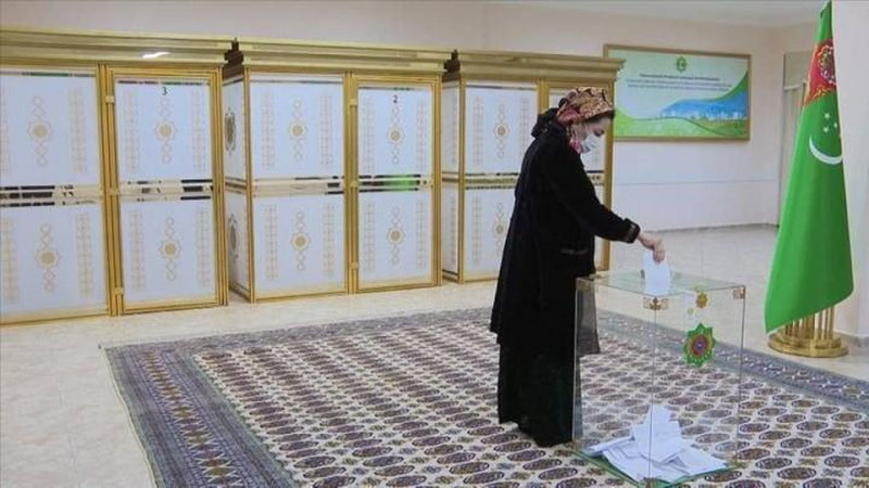 'Turkmanistonda parlamentga va o`zini o`zi boshqarish organlariga saylov o`tkaziladi'ning rasmi