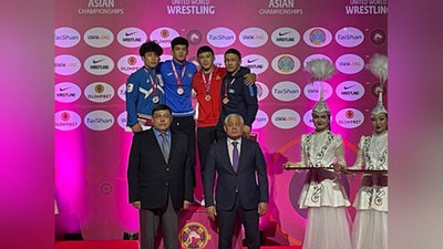 'Abror Ataboev kurash bo`yicha Osiyo chempionligini qo`lga kiritdi'ning rasmi