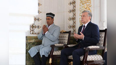 'Prezident Hazrati Hizr majmuasini ziyorat qildi'ning rasmi