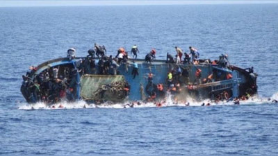 'Gresiyada muhojirlar bo`lgan kema cho`kib ketdi'ning rasmi