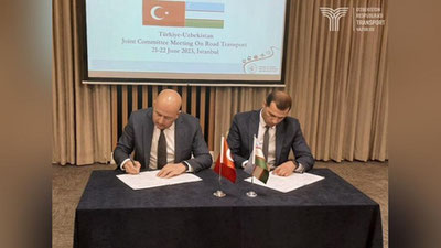 '​​Turkiya bilan xalqaro yuk tashuvlari to`liq elektron ruxsatnoma tizimiga o`tkaziladi'ning rasmi