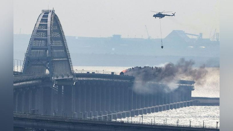'Ukraina Qrim ko`prigiga qilingan hujumga aloqadorligini rasman tan oldi'ning rasmi