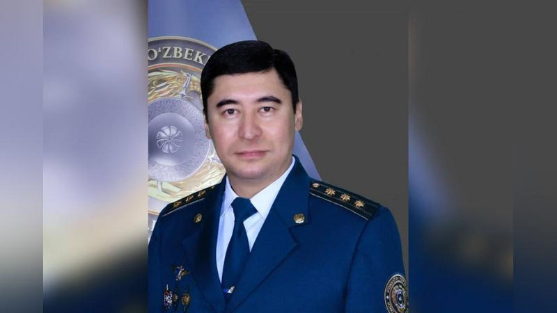 'Xorazm viloyati IIBga yangi boshliq tayinlandi'ning rasmi