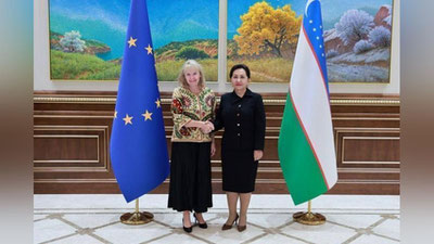 'Танзила Нарбаева Европа Иттифоқининг Марказий Осиё бўйича махсус вакили Тери Хакала билан учрашди'ning rasmi