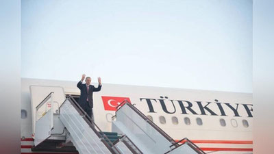 'IHTda ishtirok etgan davlat rahbarlari O`zbekistonga tashriflarini yakunlashmoqda'ning rasmi